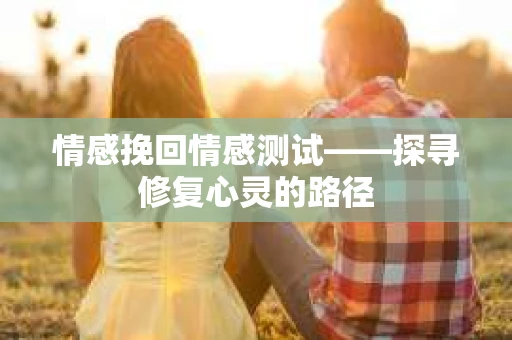 情感挽回情感测试——探寻修复心灵的路径