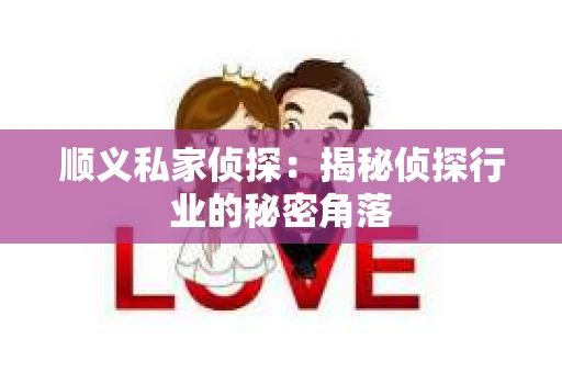 顺义私家侦探：揭秘侦探行业的秘密角落