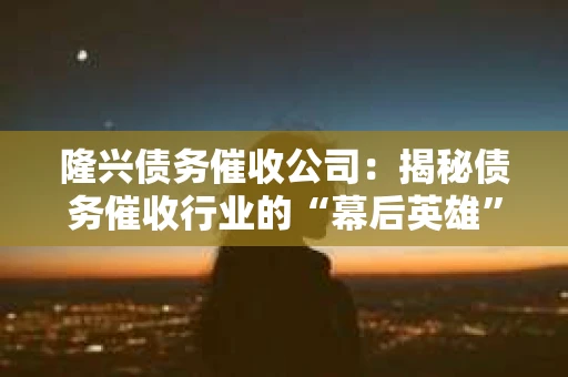 隆兴债务催收公司：揭秘债务催收行业的“幕后英雄”