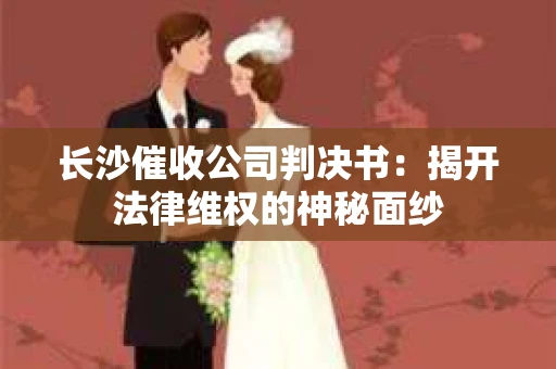 长沙催收公司判决书：揭开法律维权的神秘面纱