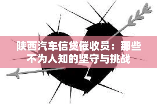 陕西汽车信贷催收员：那些不为人知的坚守与挑战