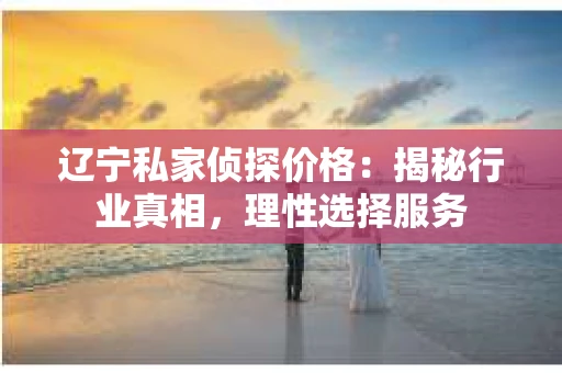 辽宁私家侦探价格：揭秘行业真相，理性选择服务
