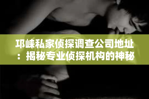 邛崃私家侦探调查公司地址：揭秘专业侦探机构的神秘面纱
