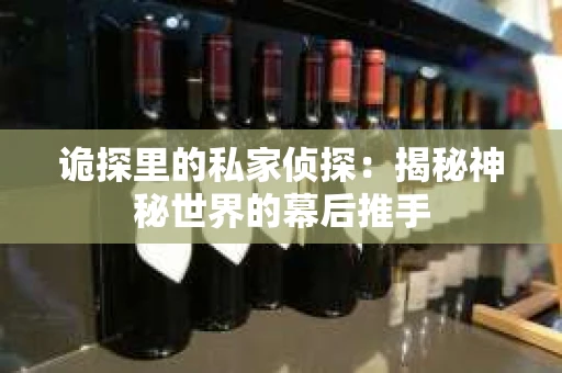 诡探里的私家侦探：揭秘神秘世界的幕后推手