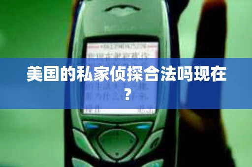 美国的私家侦探合法吗现在？