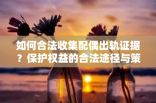 如何合法收集配偶出轨证据?保护权益的合法途径与策略 如何合法收集配偶出轨证据?保护权益的合法途径与策略