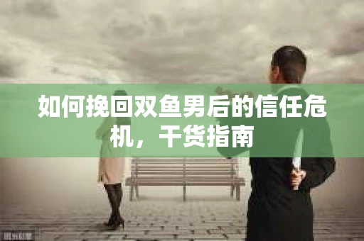 如何挽回双鱼男后的信任危机，干货指南