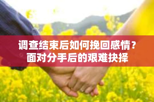 调查结束后如何挽回感情？面对分手后的艰难抉择