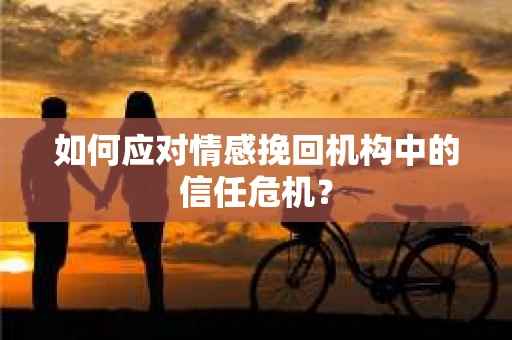 如何应对情感挽回机构中的信任危机？