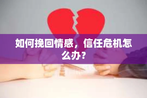 如何挽回情感,信任危机怎么办? 如何挽回情感,信任危机怎么办?