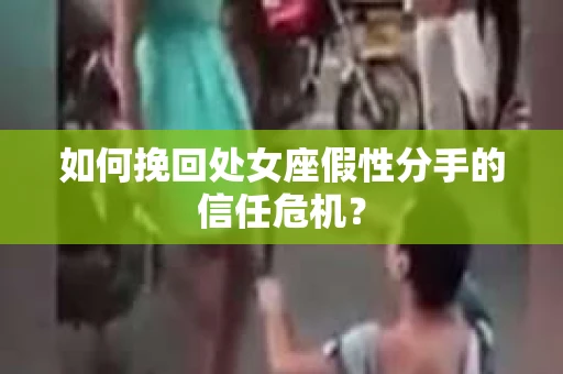 如何挽回处女座假性分手的信任危机? 如何挽回处女座假性分手的信任危机?